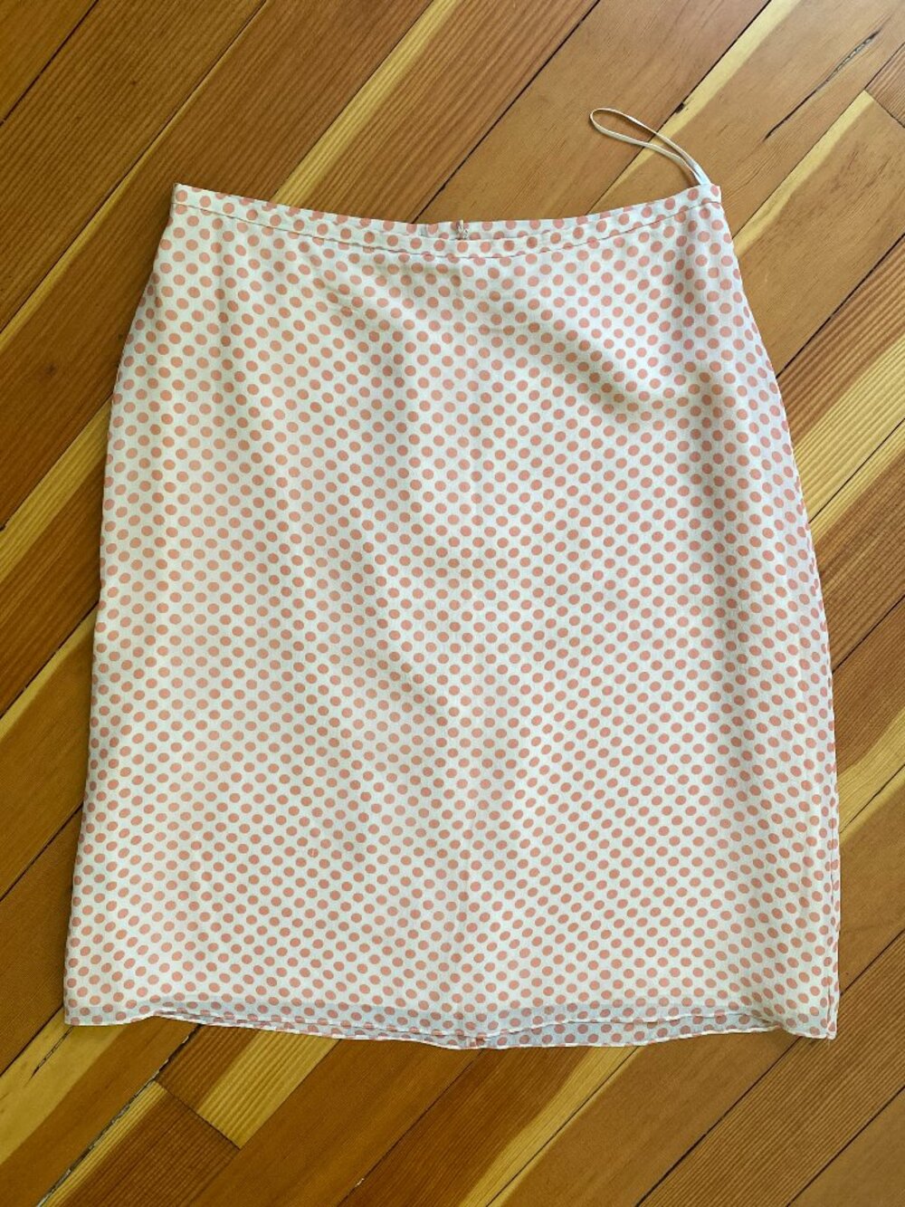 Tommy Bahama Silk Poka Dot Skirt - Pink - Size 8 / Medium